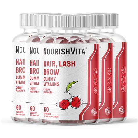 nourishvits|Hair, Lash & Brow Vitamin Gummies